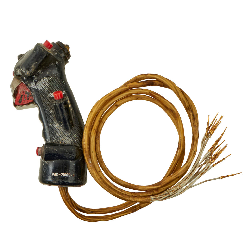 Original U.S. Vietnam War McDonnell Douglas F-4 Phantom II Control Stick Grip Assembly with Trigger Cover & Wiring Original Items