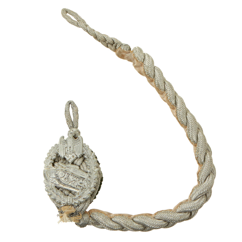 Original German WWII Grade I Heer Army Panzer Armored Troops Marksmanship Lanyard Original Items