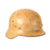 Original German WWII Replicated Sand Camouflage Luftwaffe Single Decal M40 Helmet with Replica Liner - Stamped Q62 Original Items