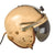 Original U.S. Cold War Named Air Force Selby Shoe Co. P-4 Flying Helmet with Tinted Visor & USAF Decal - Perrelli Original Items