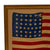 Original U.S. Reconstruction Era Framed 37-Star (1867-1877) Silk United States National Flag - 21¼ x 29¼” Original Items