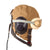 Original WWII German Luftwaffe LKP S101 Summer Pilot Flying Helmet with Avionics & Goggles Original Items