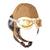 Original WWII German Luftwaffe LKP S101 Summer Pilot Flying Helmet with Avionics & Goggles Original Items