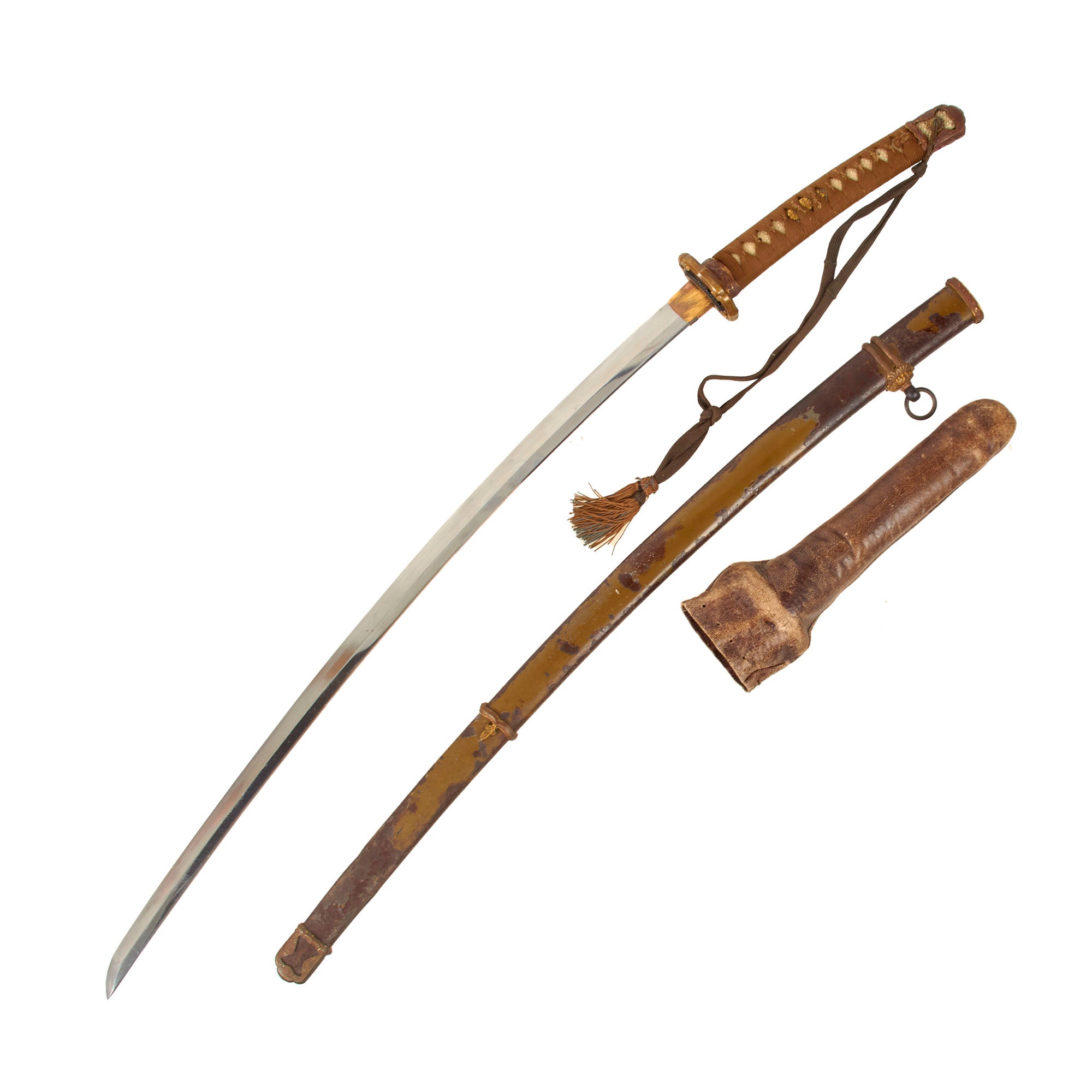 Original WWII Japanese Type 98 Shin-Gunto Katana with Handmade Edo