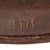Original German WWII Single Decal M-38 Luftwaffe Fallschirmjäger Paratrooper Helmet Shell with Relic Liner Band - ET71 Original Items