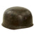 Original German WWII Single Decal M-38 Luftwaffe Fallschirmjäger Paratrooper Helmet Shell with Relic Liner Band - ET71 Original Items