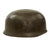 Original German WWII Single Decal M-38 Luftwaffe Fallschirmjäger Paratrooper Helmet Shell with Relic Liner Band - ET71 Original Items