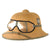 Original German WWII First Model DAK Afrikakorps Sun Helmet with Eye Shields - Size 58 Original Items
