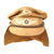 Original German WWII Rare 1943 Dated Luftwaffe DAK Afrikakorps Tropical "Hermann Meyer" Visor Cap with Havelock and Period Officer Chinstrap - size 56½ Original Items