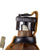 Original German WWII Afrikakorps Coconut Canteen by Heinrich Ritter with Bakelite Cup and Web Harness - 1942 Dated Original Items