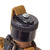 Original German WWII Afrikakorps Coconut Canteen by Heinrich Ritter with Bakelite Cup and Web Harness - 1942 Dated Original Items
