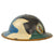 Original U.S. WWI British-Made Mk. I Helmet Shell Painted Camouflage by Veterans in the 1920s with Native American Depiction Original Items