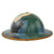 Original U.S. WWI British-Made Mk. I Helmet Shell Painted Camouflage by Veterans in the 1920s with Native American Depiction Original Items
