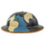 Original U.S. WWI British-Made Mk. I Helmet Shell Painted Camouflage by Veterans in the 1920s with Native American Depiction Original Items