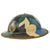 Original U.S. WWI British-Made Mk. I Helmet Shell Painted Camouflage by Veterans in the 1920s with Native American Depiction Original Items