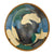 Original U.S. WWI British-Made Mk. I Helmet Shell Painted Camouflage by Veterans in the 1920s with Native American Depiction Original Items