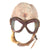 Original Japanese WWII 1941 Dated Leather Winter Flying Helmet with Pilot’s Goggles Original Items