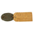 Original U.S. Civil War Federal 1861 Cartridge Box Plate with Period Provenance Tag - Found on Battlefield of Siege of Port Hudson, Louisiana While Siege was Ongoing Original Items