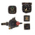 Original U.S. WWII Aircraft Gauges Including Oxygen Regulator & Pilot’s Standby Compass - Lot of Five Original Items