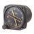 Original U.S. WWII Aircraft Gauges Including Directional Gyro Indicator & Cockpit Lamp Type C-4 - Lot of Six Original Items