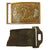 Original U.S. Civil War Officer's Model 1851 Regulation Belt Buckle with Fragment of Belt & Partial Wreath Original Items