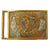 Original U.S. Civil War Officer's Model 1851 Regulation Belt Buckle with Fragment of Belt & Partial Wreath Original Items