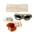 Original U.S. WWII AAF Unissued AN-6530 Goggles in Original Box with Two Sets of Lens Wrapped in Paper - Amber & Green Original Items