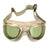 Original U.S. WWII AAF Unissued AN-6530 Goggles in Original Box with Spare Lens Wrapped in Paper - Excellent Original Items