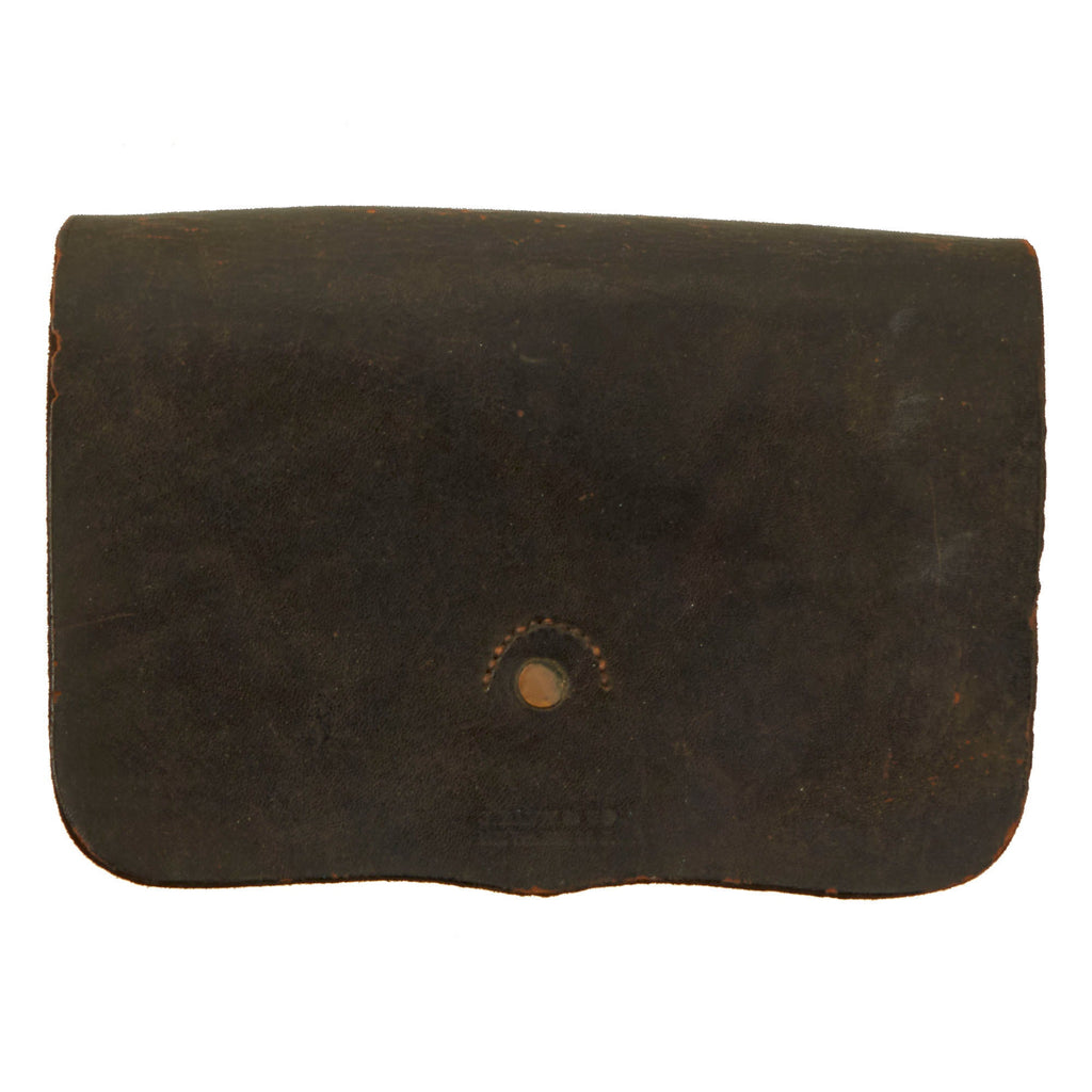 Original U.S. Civil War Federal Issue .44 Caliber Pistol Cartridge Box by J. Davy & Co. of Newark, New Jersey Original Items