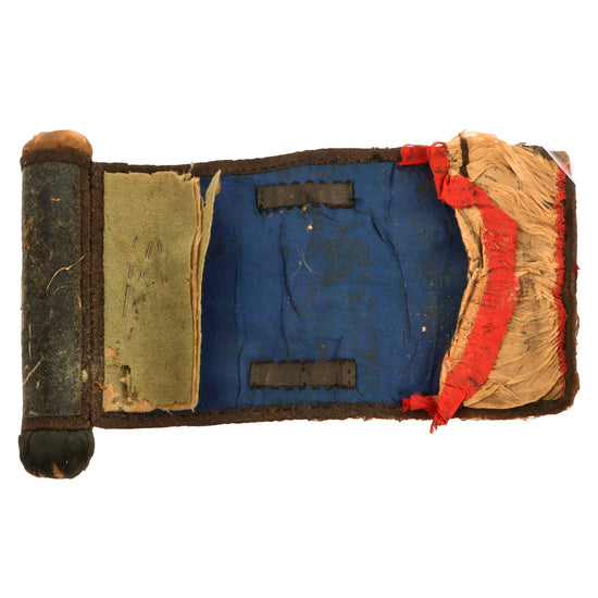 Original U.S. Civil War Soldier’s “Housewife” Roll-Style Sewing Kit Original Items