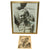 Original German WWII Framed Flying Ace Erich Hartmann Signed Reprinted Photo with RPPC - 8 ⅛ x 10 ⅛” Original Items