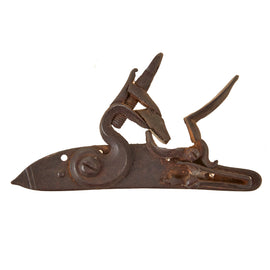 Original British Flintlock Mechanism with Faded Markings Attributed to Ketland & Co. Circa 1800 - Missing Springs