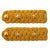 Original Imperial Japanese WWII Lieutenant Braided Shoulder Boards in Original Box & Paper Original Items
