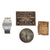 Original U.S. WWII Japanese GI Souvenir Lot with Japanese Aircraft Gauge, Signal Flags & Original Manual, Trench Art Ashtray, and Tons of Photos, Paper Money, and Ephemera Original Items
