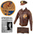 Original U.S. WWII 39th Fighter Squadron Distinguished Flying Cross Recipient Lt. William Mettler’s Patched A2 Flight Jacket & Crusher Cap - “Cobra in the Clouds” Original Items