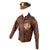 Original U.S. WWII 39th Fighter Squadron Distinguished Flying Cross Recipient Lt. William Mettler’s Patched A2 Flight Jacket & Crusher Cap - “Cobra in the Clouds” Original Items
