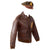 Original U.S. WWII 39th Fighter Squadron Distinguished Flying Cross Recipient Lt. William Mettler’s Patched A2 Flight Jacket & Crusher Cap - “Cobra in the Clouds” Original Items