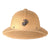 Original U.S. WWII-Era US Marine Corps Issue M-1940 Pressed Fiber Sun Helmet by Hawley with Scarce Bakelite EGA Device & Khaki Chinstrap - 1943 Dated Original Items