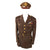 Original U.S. WWII AAF CBI Pilot’s Uniform with Bullion SSIs and Officer’s Visor Cap - Sterling Pilot Wings Original Items