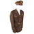 Original U.S. WWII AAF CBI Pilot’s Uniform with Bullion SSIs and Officer’s Visor Cap - Sterling Pilot Wings Original Items