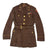 Original U.S. WWII AAF CBI Pilot’s Uniform with Bullion SSIs and Officer’s Visor Cap - Sterling Pilot Wings Original Items