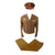Original U.S. WWII AAF CBI 10th Air Force Custom-Tailored Ike Jacket Uniform Set with Bullion Patches & Visor Cap Original Items