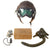 Original U.S. WWII Army Air Force Aviator Flight Helmet Set - Polaroid B-8 Goggles with Box, A-14 Mask And A-11 Helmet Original Items