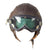 Original U.S. WWII Army Air Force Aviator Flight Helmet Set - Polaroid B-8 Goggles with Box, A-14 Mask And A-11 Helmet Original Items