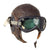 Original U.S. WWII Army Air Force Aviator Flight Helmet Set - Polaroid B-8 Goggles with Box, A-14 Mask And A-11 Helmet Original Items