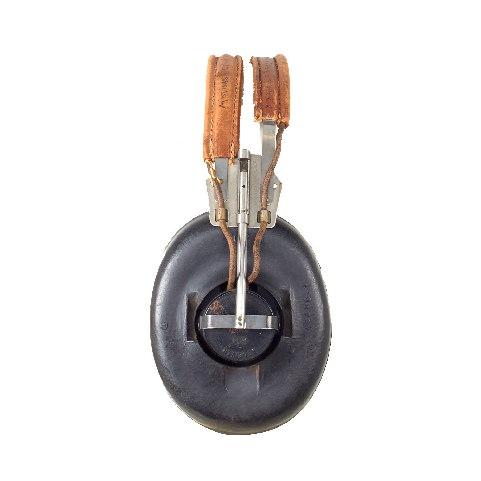 Original U.S. WWII USMC VMB-443 Radio Gunner's R-14 Headset with