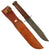 Original U.S. WWII USN Mark 2 KA-BAR Blade Marked Fighting Knife with Leather Scabbard by Boyt - Dated 1943 Original Items