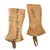 Original U.S. WWII 1942 Dated GI Cap Toe Type II Composition Sole Service Shoes with Leggings Original Items