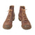Original U.S. WWII 1942 Dated GI Cap Toe Type II Composition Sole Service Shoes with Leggings Original Items