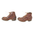 Original U.S. WWII 1942 Dated GI Cap Toe Type II Composition Sole Service Shoes with Leggings Original Items